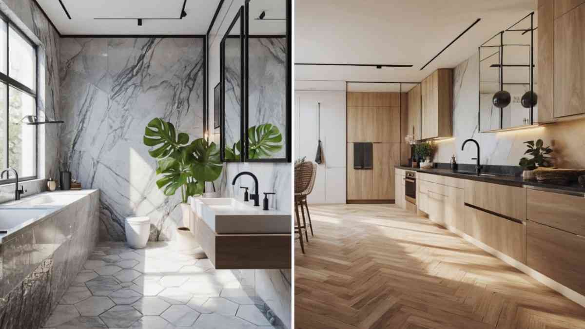The Best Flooring for Bathroom and Kitchen