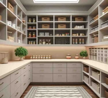 Walk-In Pantry With Countertop