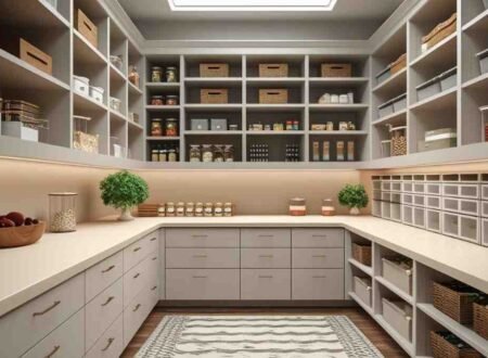 Walk-In Pantry With Countertop