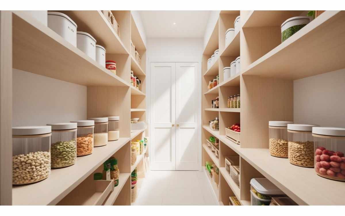 When Minimalism Meets Walk-In Pantry Design