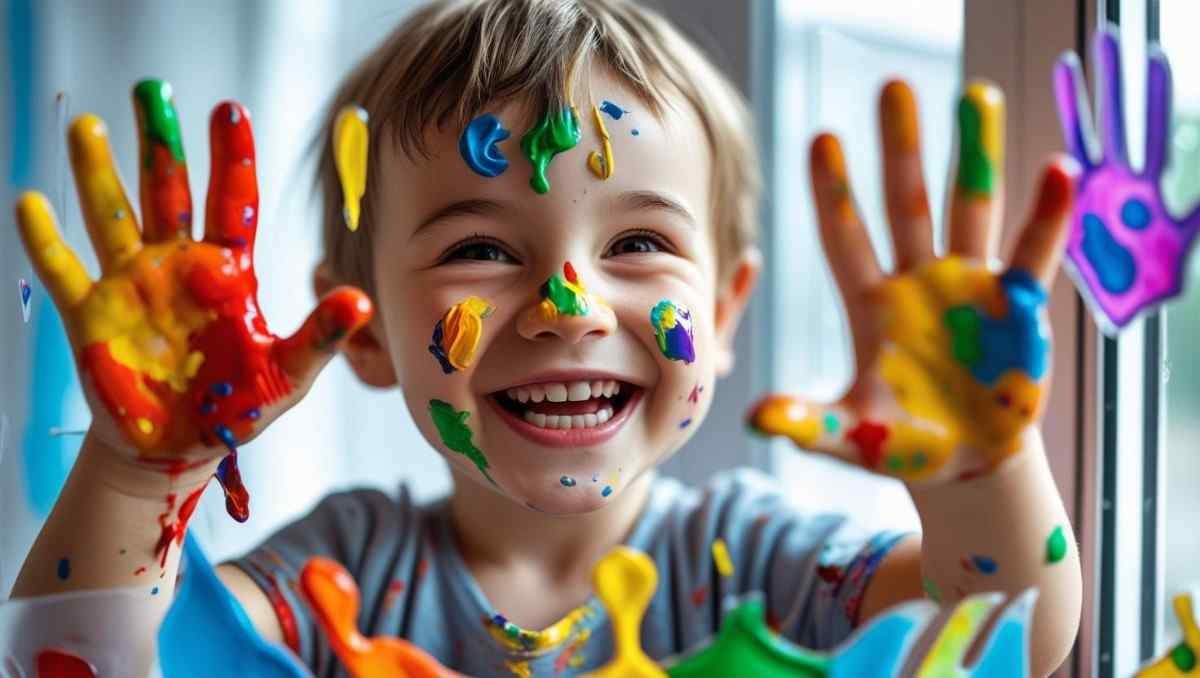 10. Kids’ Finger Painting Version