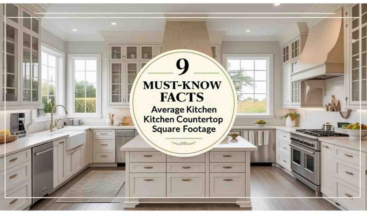Remove term: 9 Must-Know Facts About Average Kitchen Countertop Square Footage 9 Must-Know Facts About Average Kitchen Countertop Square Footage