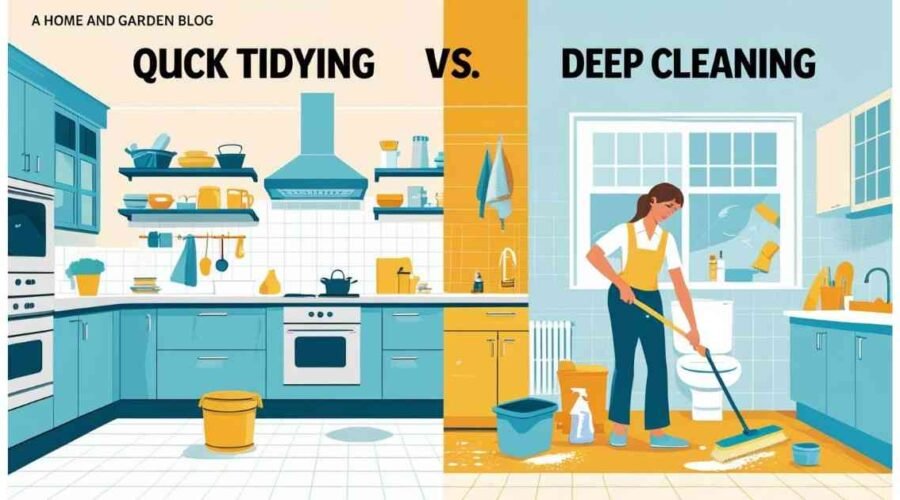 Differences Between Light Cleaning and Deep Cleaning