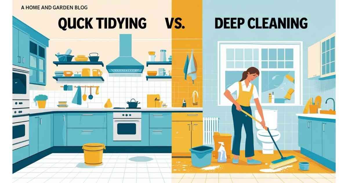 Differences Between Light Cleaning and Deep Cleaning