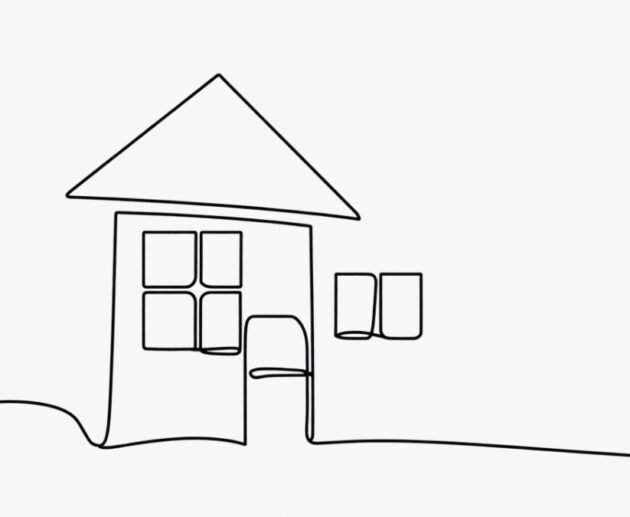 Explore House Drawing Without Colour