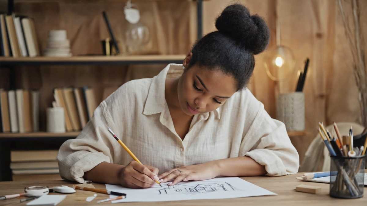 House Drawing Is Meditation in Disguise