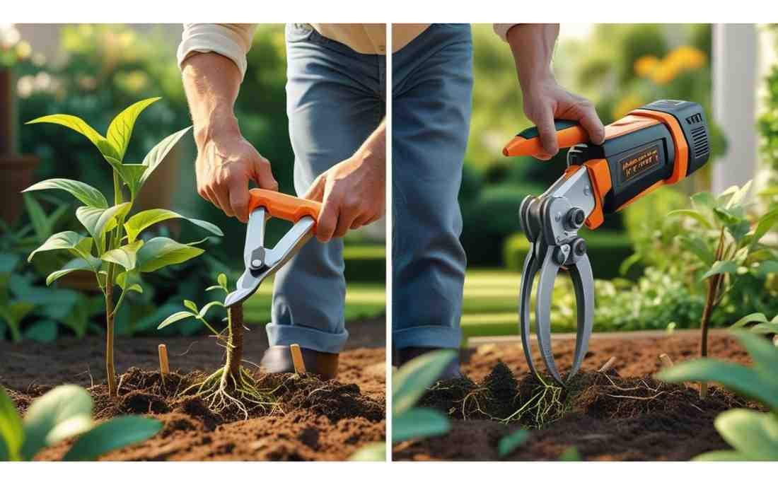 Mechanical vs. Manual Root Pruning