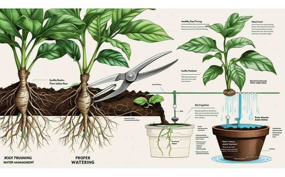Root Pruning and Water Management