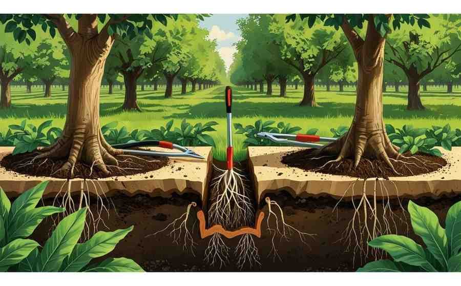 Root Pruning in Orchards