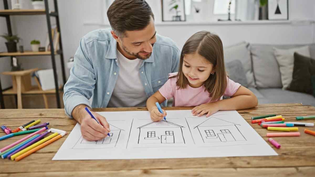 Step-by-Step (But Fun!) Ways to Teach House Drawing