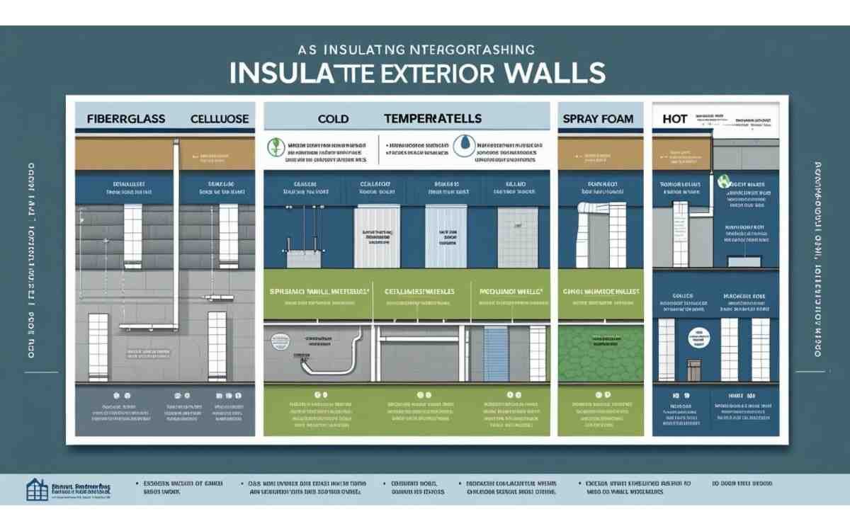 When Insulating Exterior Walls in Certain Climates