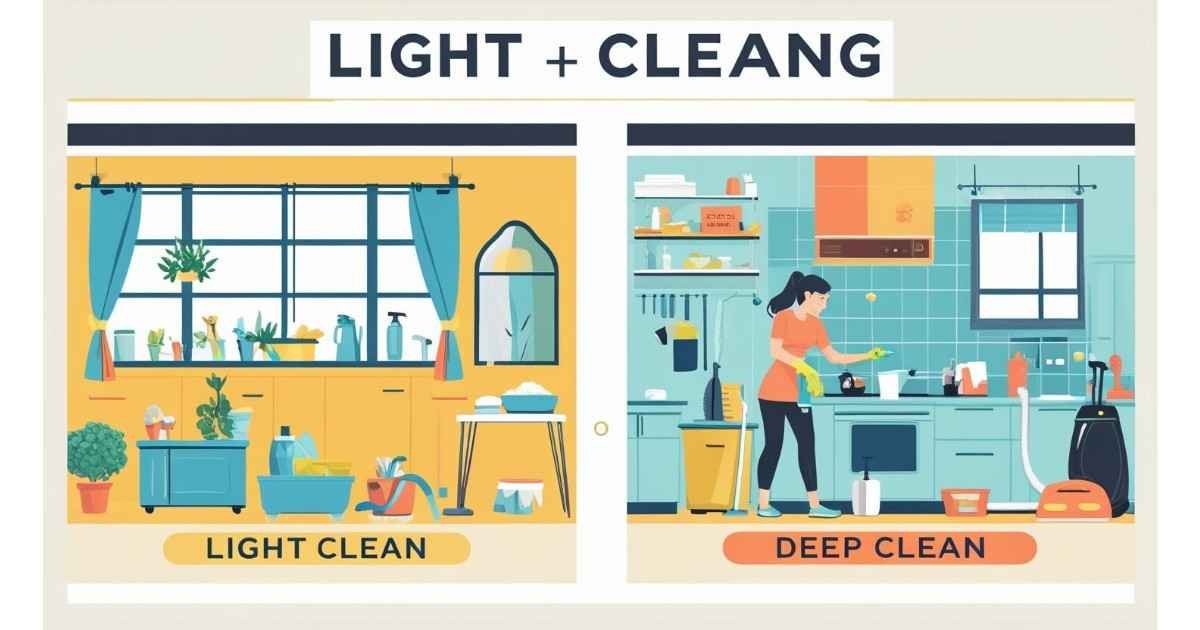 When Should You Light Clean vs Deep Clean?